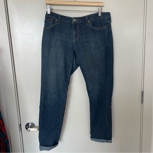 Jessica Simpson Forever Lowrise Jeans Size 30 Women’s Low Rise Cuffed Blue
